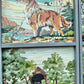 Vintage 1950's Original Paint by Numbers Screen/Room Divider