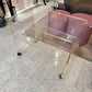 Vintage Lucite Waterfall Rolling Cart/Shelf