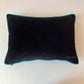 Velvet Embroidered Beetle Pillow by Myth & Thread