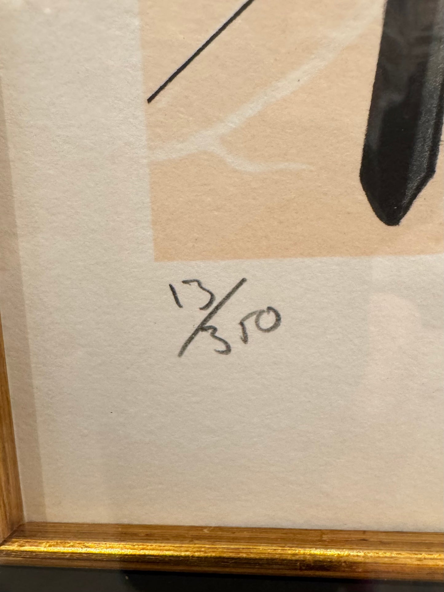 Vintage Limited Edition Signed Lithograph Titled "Le Salon Matisse" by Fanch (Francois Ledan)