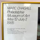 Vintage 1985 “The Birthday” Framed Exhibition Poster by Chagall