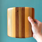 Mid Century Pair of Wood Block Bookends