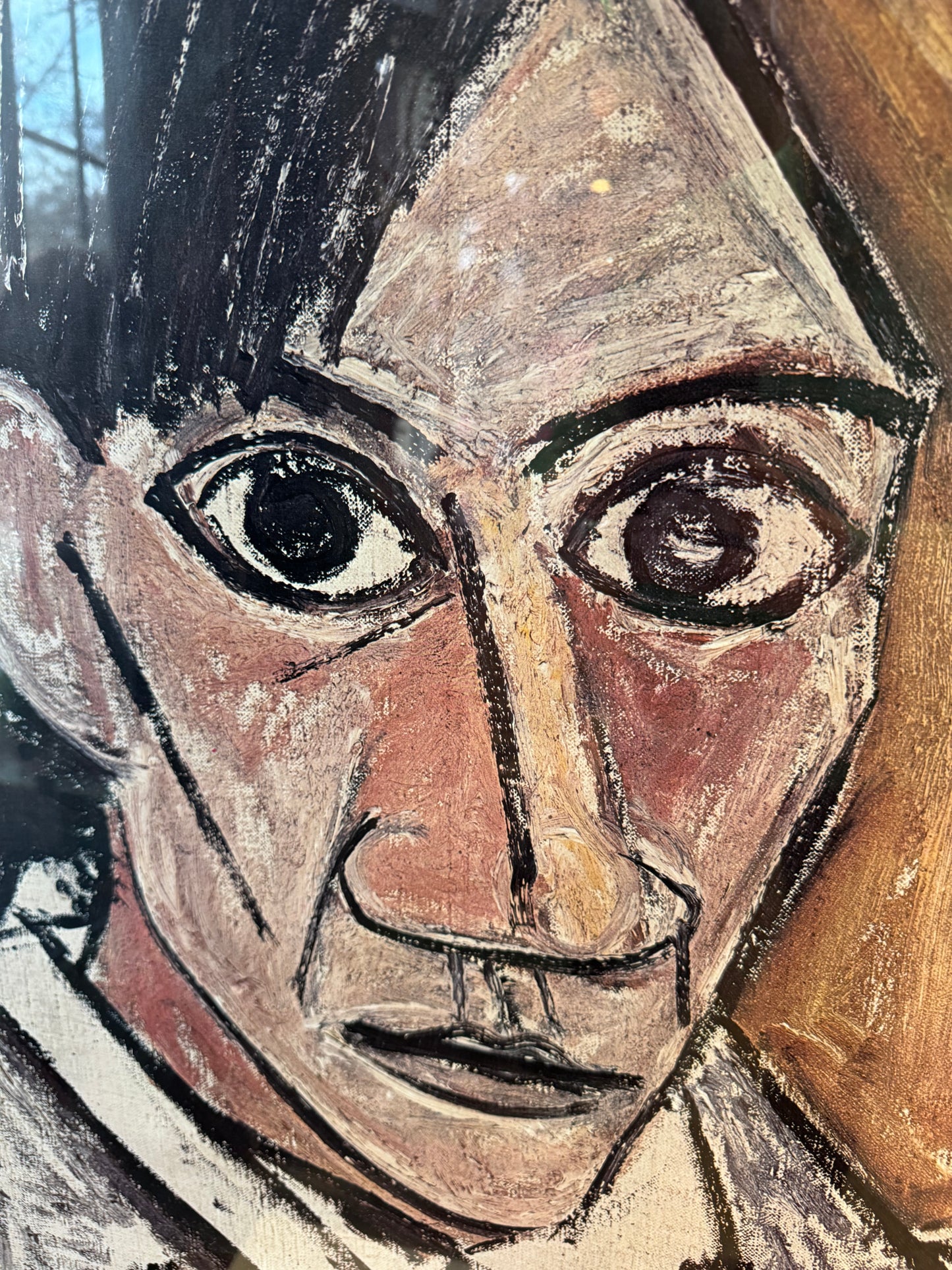 Vintage Framed 1980 "Pablo Picasso: A Retrospective" Exhibition Poster