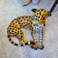 Extra Large Vintage Resting Cheetah Statue