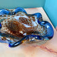 Vintage Murano Style Glass Catchall Bowl
