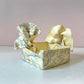 Vintage CT Designs Plastic Ribbon Box with Silver Accents