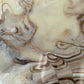 Vintage Faux Green Onyx Desk Tray