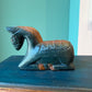 Vintage Folk Art Wooden Horse Lidded Box
