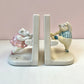 Vintage Flashdance Ballerina Pig Bookends by Fitz & Floyd
