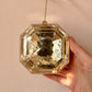 Yellow Acrylic Gem Ornament