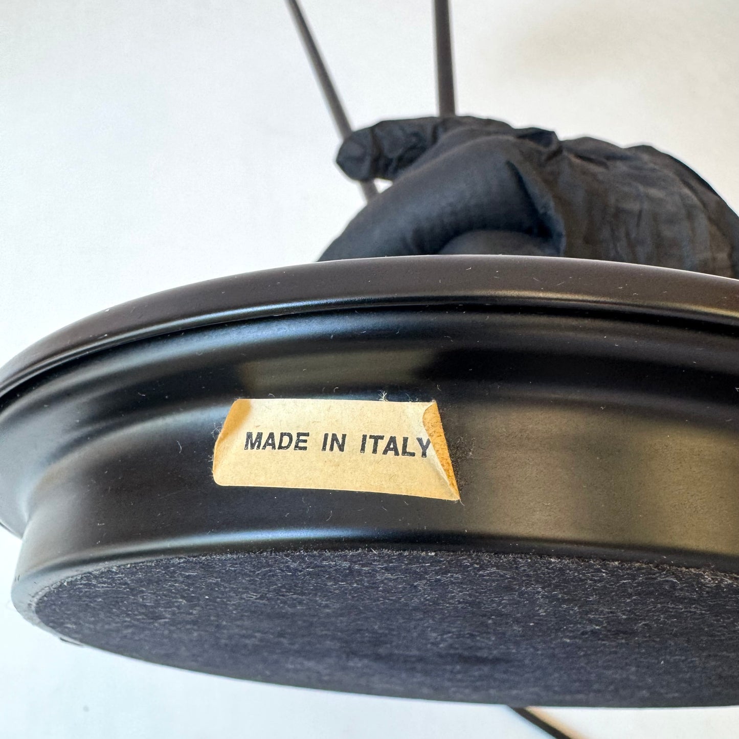 Vintage Postmodern Italian Articulating Black Table Lamp