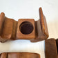Vintage Wooden Cat & Mouse Puzzle Desk Organizer by Richard Rothbard