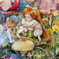 Vintage Original Framed "Summer Fantasy" 1982 Acrylic on Board Painting by Phyllis Londraville