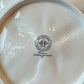Set of 2 Fitz and Floyd Halcyon Pansy Snack Plates