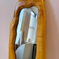 Vintage Live Edge Carved Wood Mirror from Fabulous Furniture