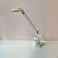 Vintage Postmodern White Cantilevered Arm Adjustable Desk Lamp