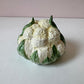 Vintage Italian Vietri Cauliflower Lidded Bowl