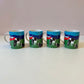 Vintage 1987 Woody Jackson Cow Mugs - set of 4