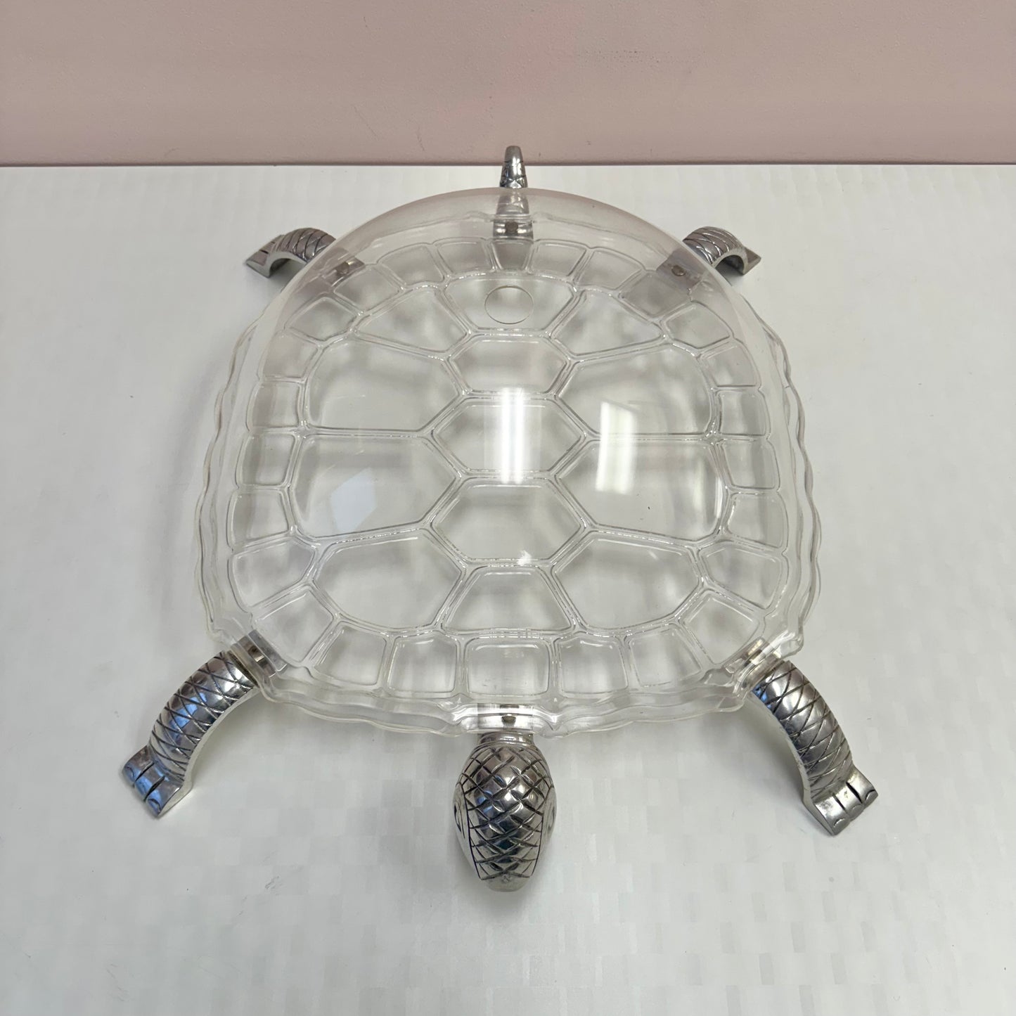 Vintage Arthur Court for Grainware Domed Turtle Serving Tray