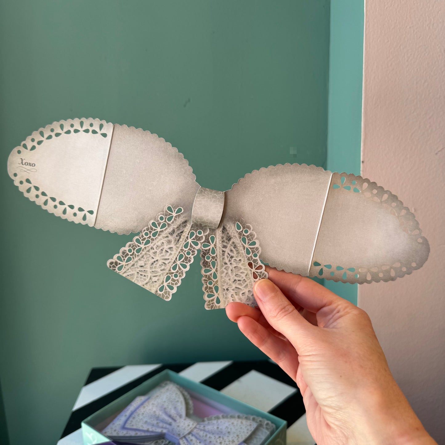 Set of 12 Bow Notecards and Envelopes