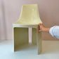Vintage 1970's "UMBO" Cream Plastic Stacking Chair by Kay Leroy Ruggles