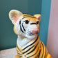 Vintage Ceramic Tiger Cub Statue