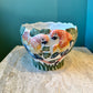Vintage Portuguese Hand Painted Parrot Planter Bowl
