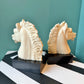 Pair of Vintage Resin Italian Horse Head Bookends