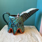 Large Vintage Studio Pottery Pitcher signed Flyn