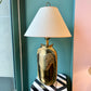 Vintage Brass Deco Style Table Lamp