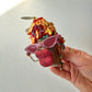 Vintage Katherine's Collection Carmen Miranda Kissing Fish Ornament