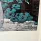 Vintage 1978 Philippe Noyer Art Expo Poster 'Girl on Bike'- Framed