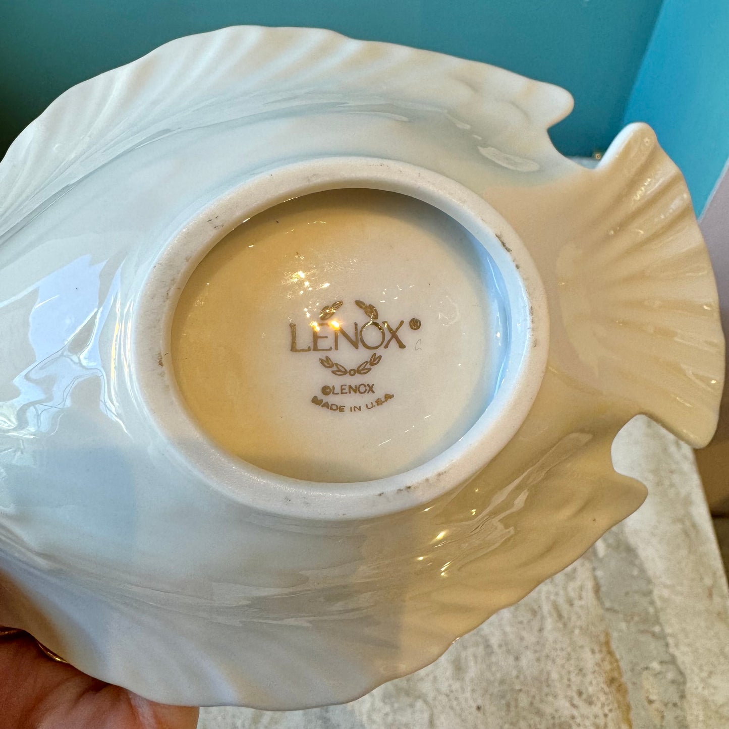 Vintage Porcelain Lenox Dove Candy Dish