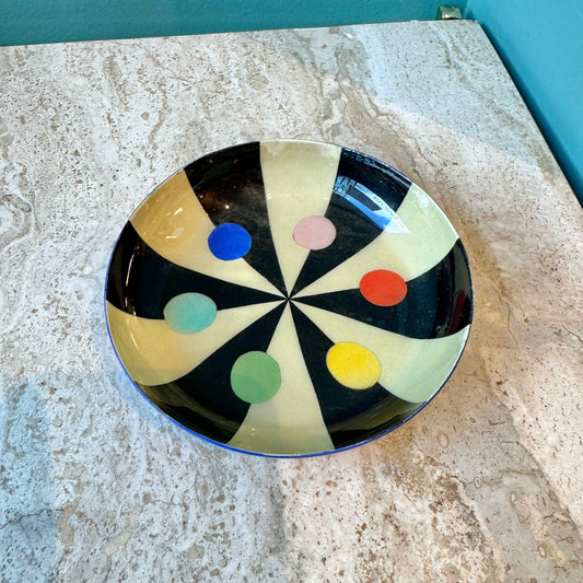 Benson's Color Hexagon Round Enamel Tray