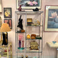 Vintage DIA Style Chrome and Glass Etagere