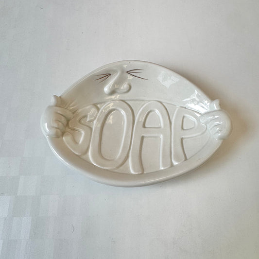 Vintage Fitz and Floyd ‘Great Faces’ Soap Dish