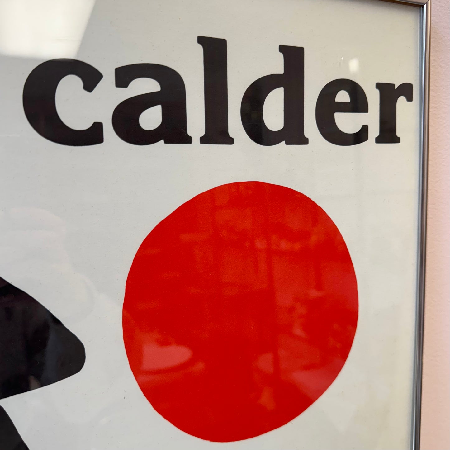 Vintage 1970's Framed Calder Exhibition Poster