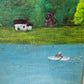 Vintage Original Framed “Bather by the River” Artwork