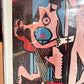 Vintage Framed 1980 "Pablo Picasso: A Retrospective" Exhibition Poster