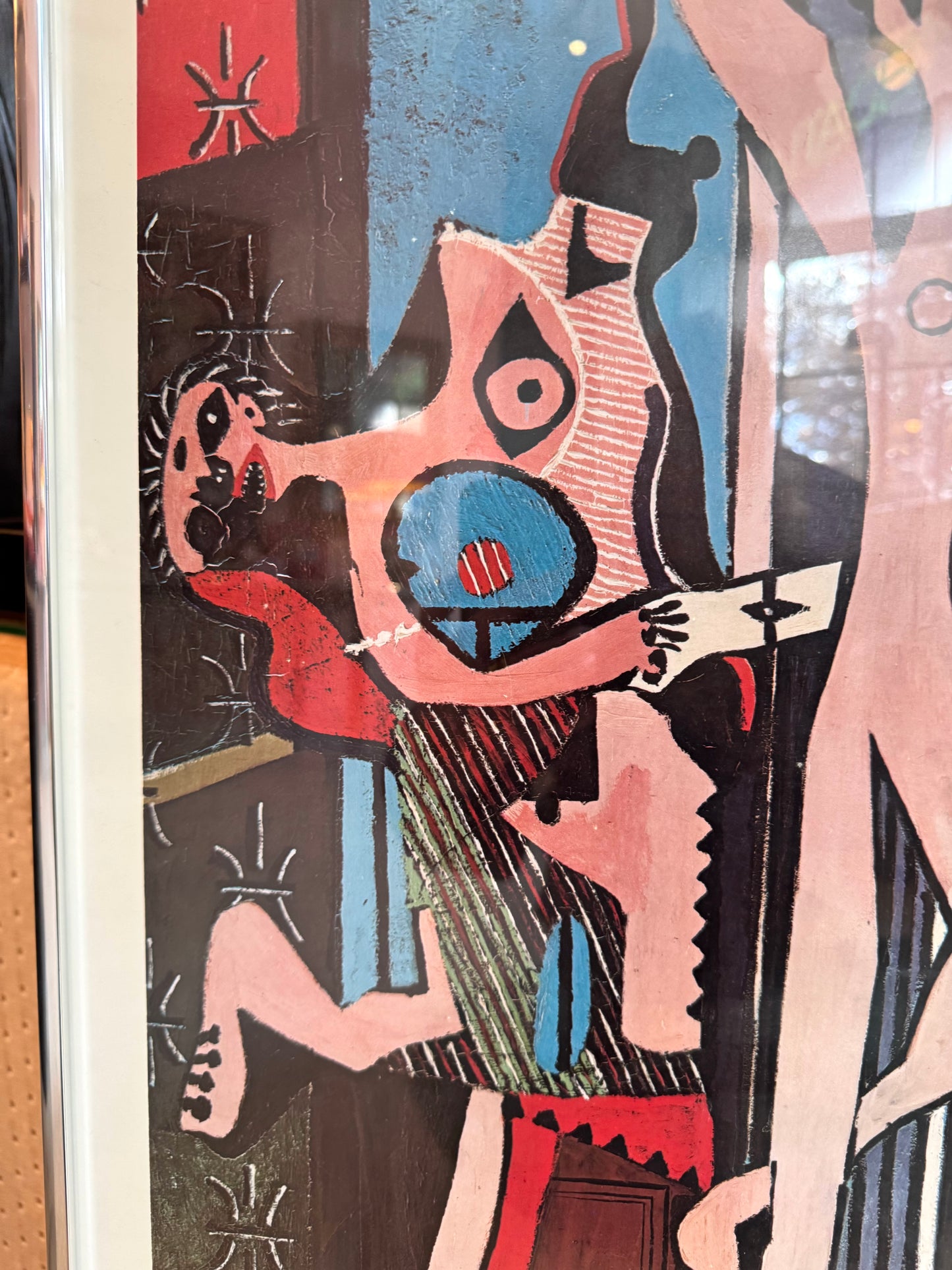 Vintage Framed 1980 "Pablo Picasso: A Retrospective" Exhibition Poster