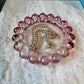 Large Vintage Pink Glass Boopie Dish