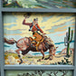 Vintage 1950's Original Paint by Numbers Screen/Room Divider
