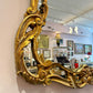 Vintage Large Gold Giltwood Rococo Style Mirror