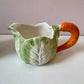 Vintage Set of 5 Ceramic Vegetable Sugar Bowls and Milk Jugs by Fitz & Floyd