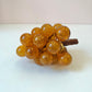 Vintage Amber Murano Glass Grape Cluster