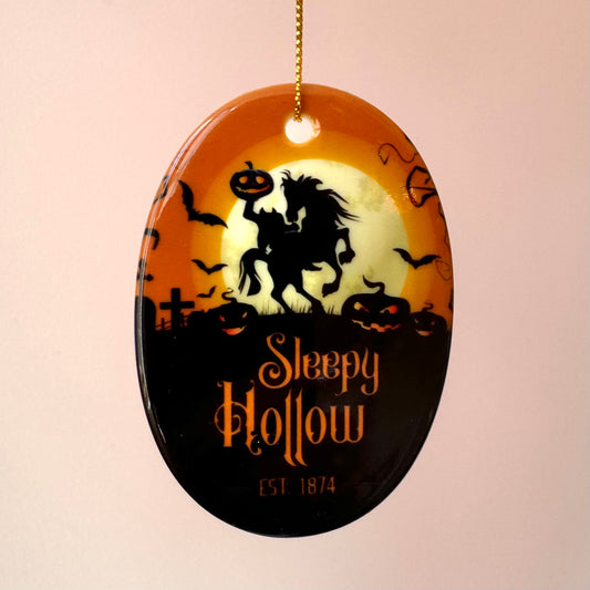 Spooky Sleepy Hollow Headless Horseman Ornament