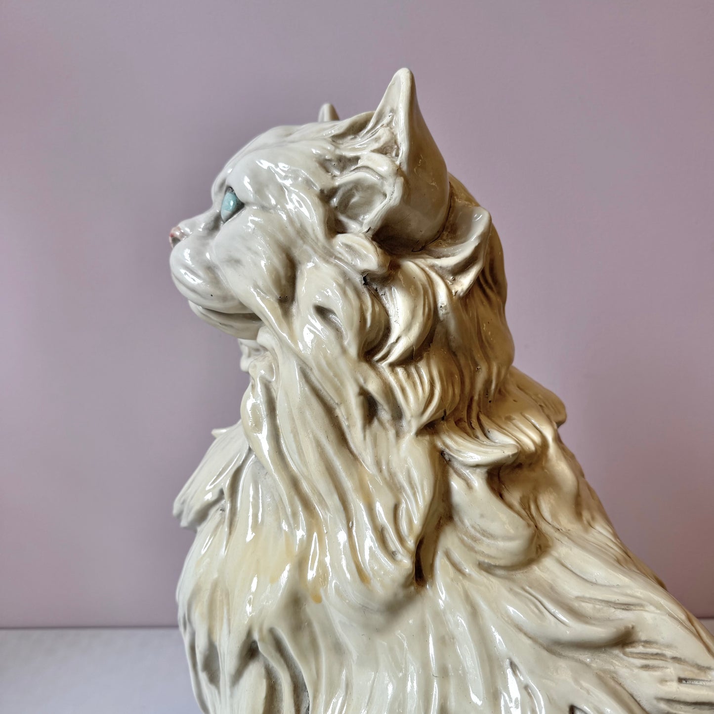 Vintage Mid-Century Extra Large 1960’s Persian Cat Statue
