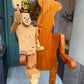 Vintage Extra Large Articulating Wooden Man