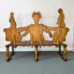 1980 Andrew Willner Three Person Bench/Signed and dated