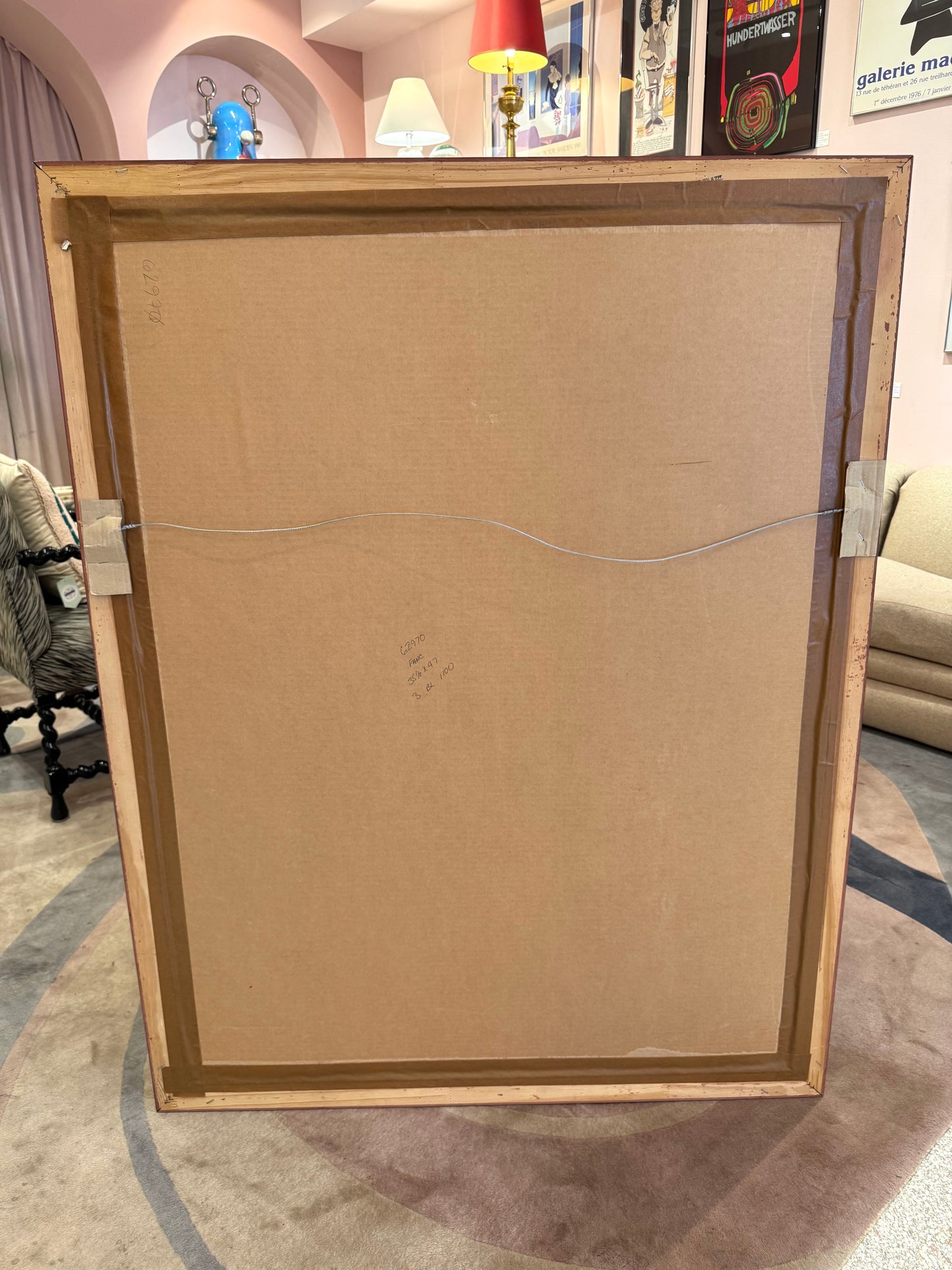 Vintage Limited Edition Signed Lithograph Titled "Le Salon Matisse" by Fanch (Francois Ledan)